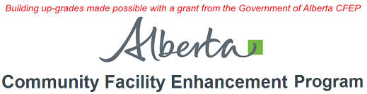 Building upgrades made possible with a grant from the Government of Alberta CFEP.